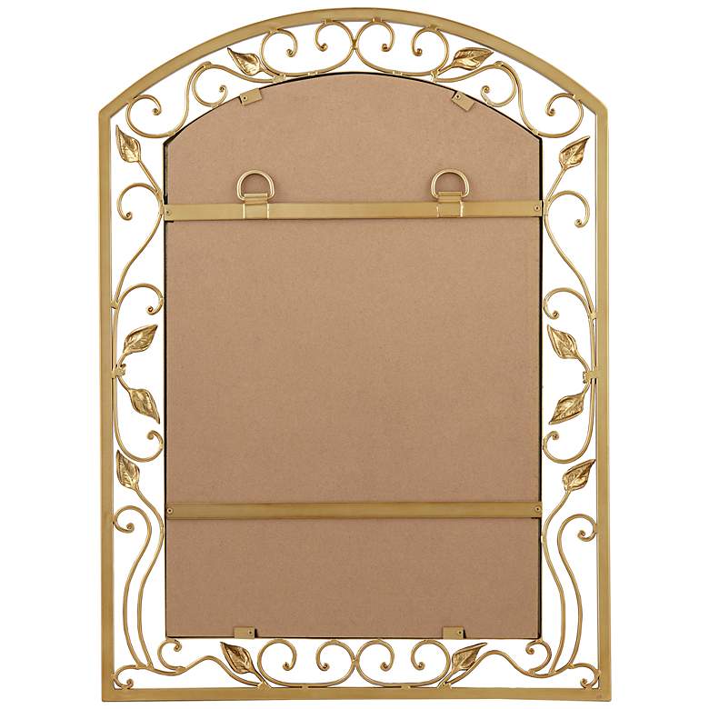 Image 5 Eden Park Gold 25" x 34" Arch Top Wall Mirrors Set of 2 more views