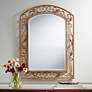 6_Eden Park Gold 25" x 34" Arch Top Wall Mirrors Set of 2 more views
