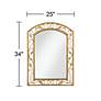 7_Eden Park Gold 25" x 34" Arch Top Wall Mirrors Set of 2 more views