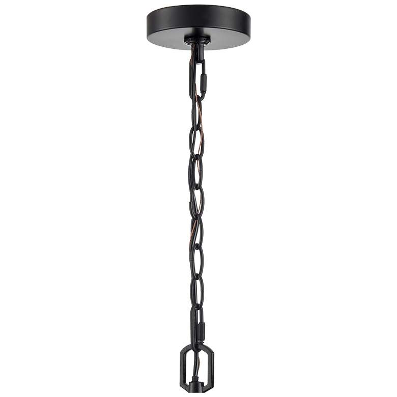 Image 3 Edenton 11" Wide 3-Light Outdoor Hanging Pendant in Matte Black more views