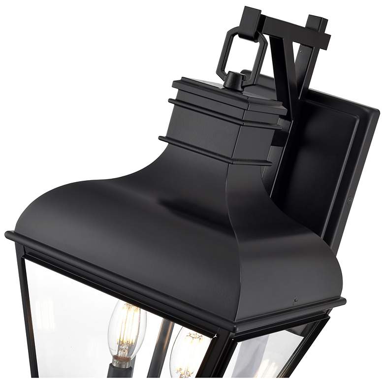 Image 5 Edenton 17.75" High 2-Light Outdoor Wall Sconce in Matte Black more views