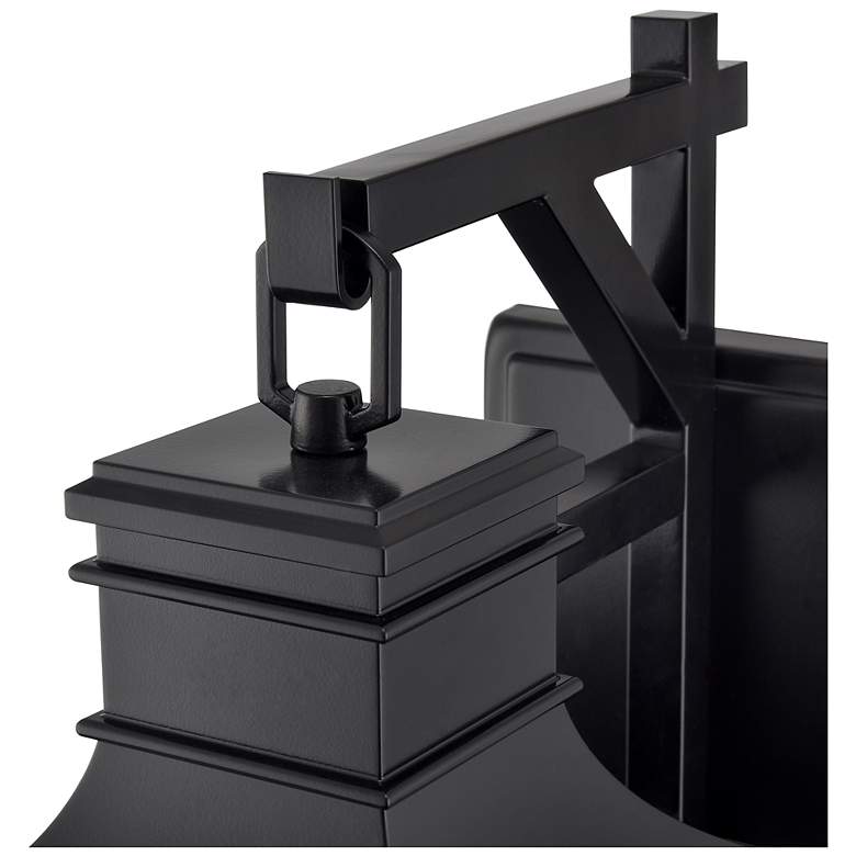 Image 4 Edenton 21.25" High 3-Light Outdoor Wall Sconce in Matte Black more views