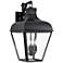 Edenton 24.5" High 4-Light Outdoor Wall Sconce in Matte Black