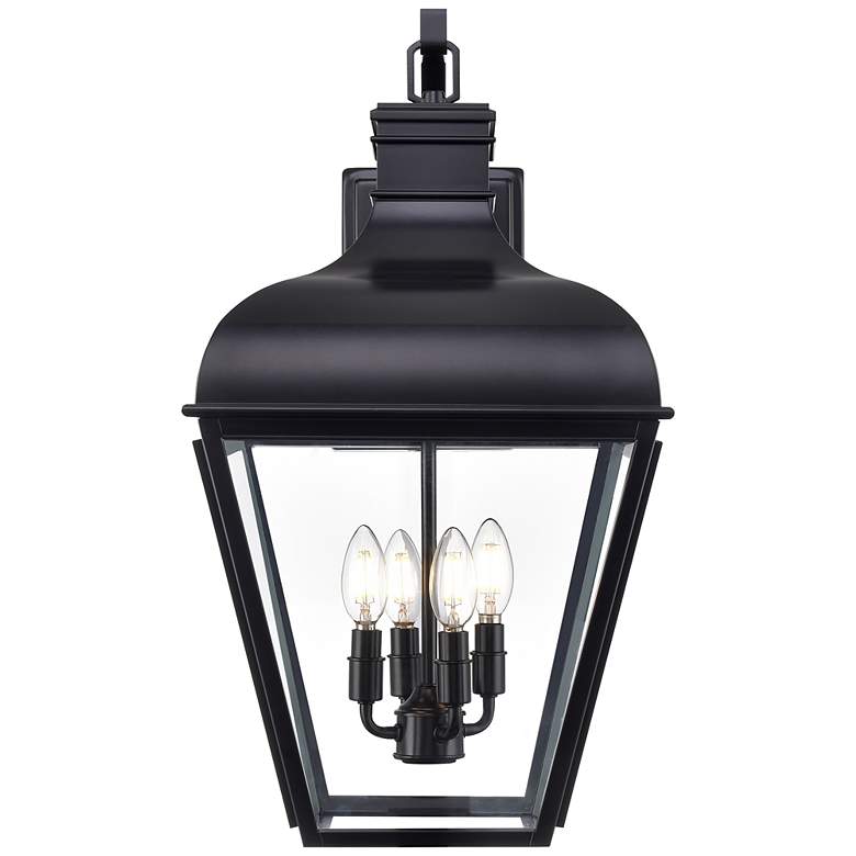 Image 2 Edenton 24.5" High 4-Light Outdoor Wall Sconce in Matte Black more views