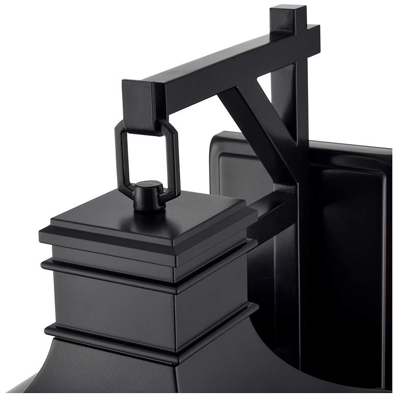 Image 4 Edenton 24.5" High 4-Light Outdoor Wall Sconce in Matte Black more views