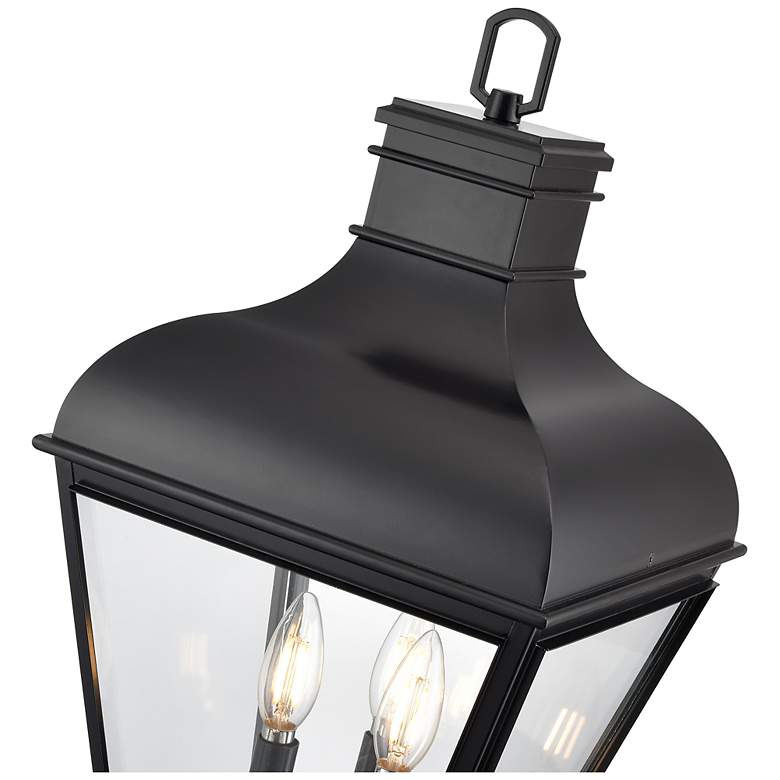Image 5 Edenton 24" High 3-Light Outdoor Post Lantern in Matte Black more views