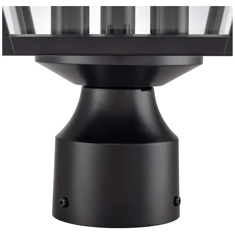 Image 6 Edenton 24" High 3-Light Outdoor Post Lantern in Matte Black more views