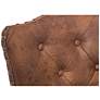 Edenwood 26" Chestnut Faux Leather Swivel Counter Stool