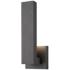 Edge 12" High Black LED Outdoor Wall Light