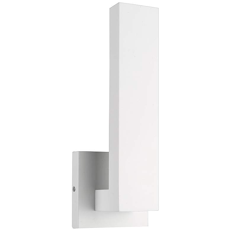 Image 2 Edge 12" High White LED Outdoor Wall Light