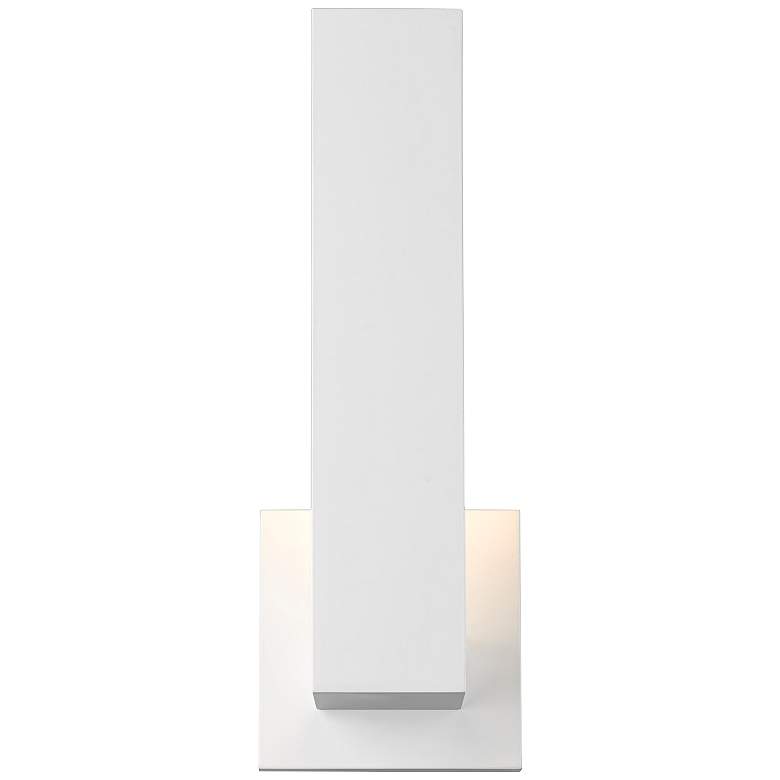 Image 5 Edge 12" High White LED Outdoor Wall Light more views