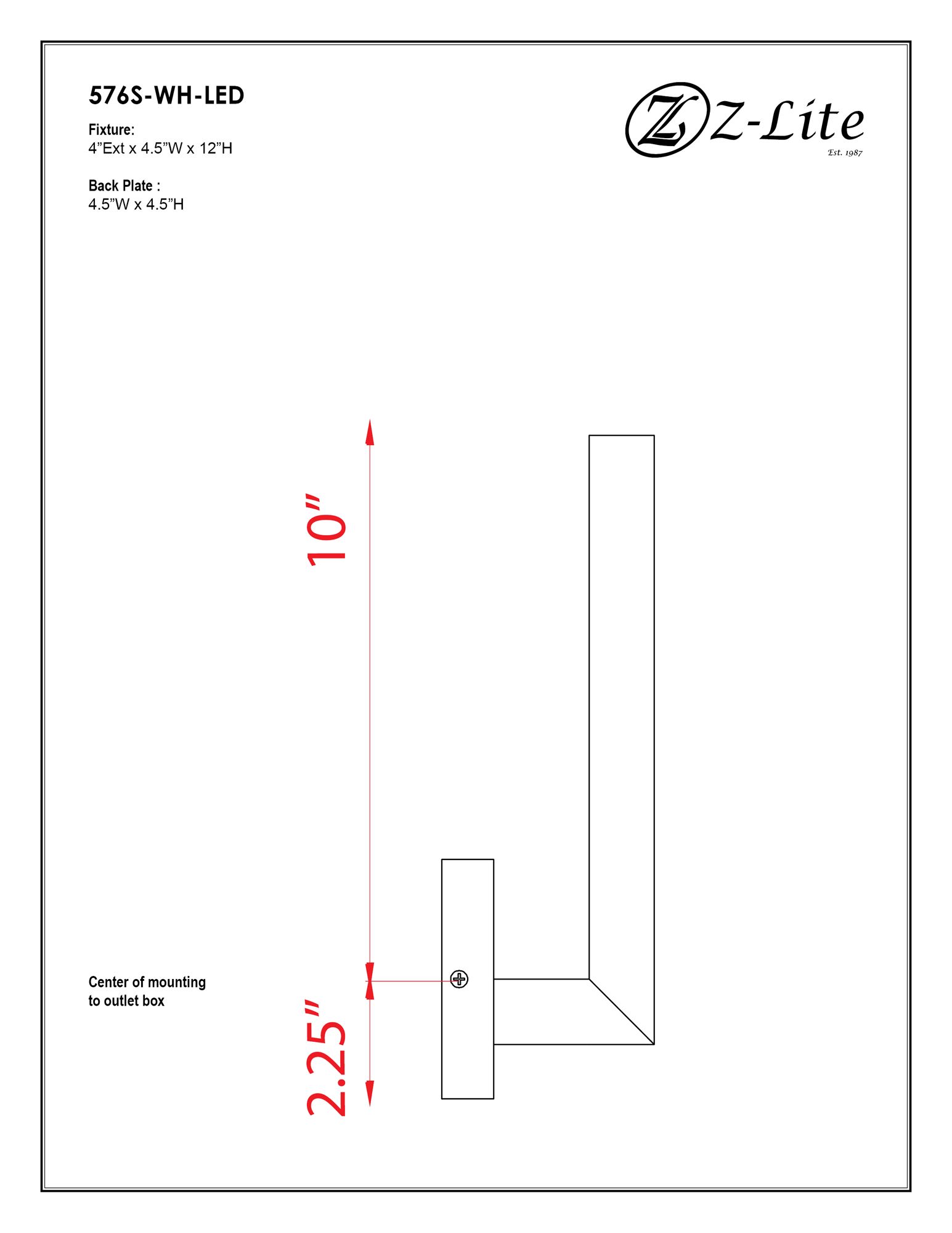 Edge 12" High White LED Outdoor Wall Light in scene