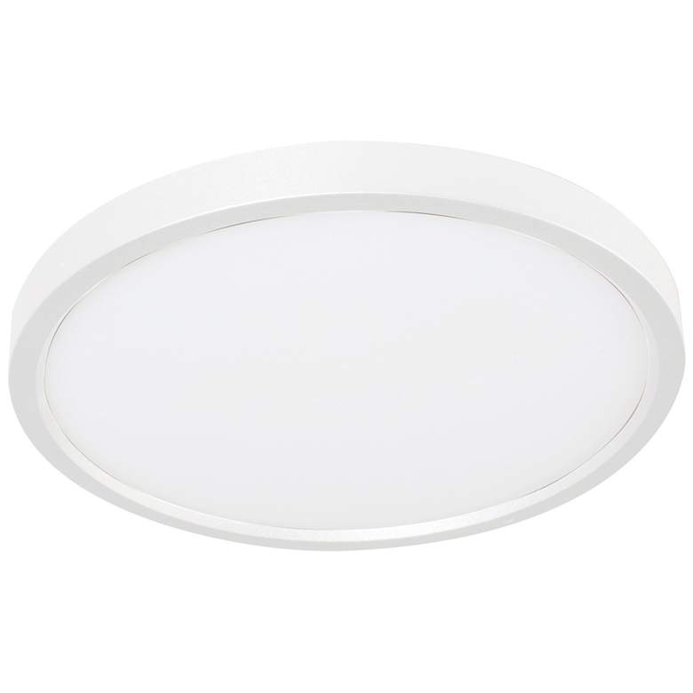 Image 1 Edge 12 inch Round LED Flush Mount - White