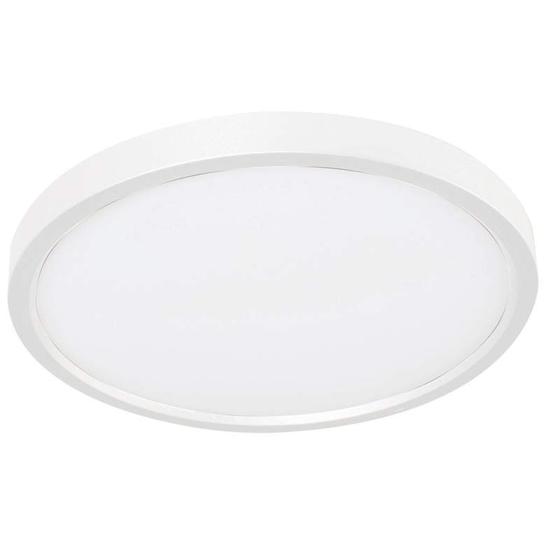 Image 1 Edge 12" Wide White LED Round Ceiling Light