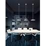 Thumbnail3 of Edge 16" Wide Round Black LED Pendant more views