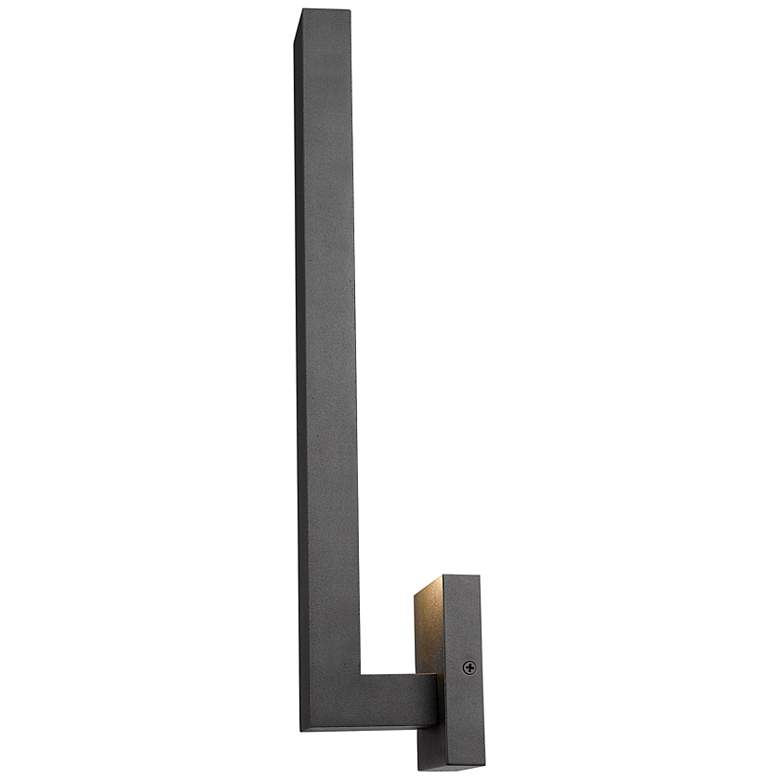 Image 5 Edge 18 1/2" High Black LED Outdoor Wall Light more views