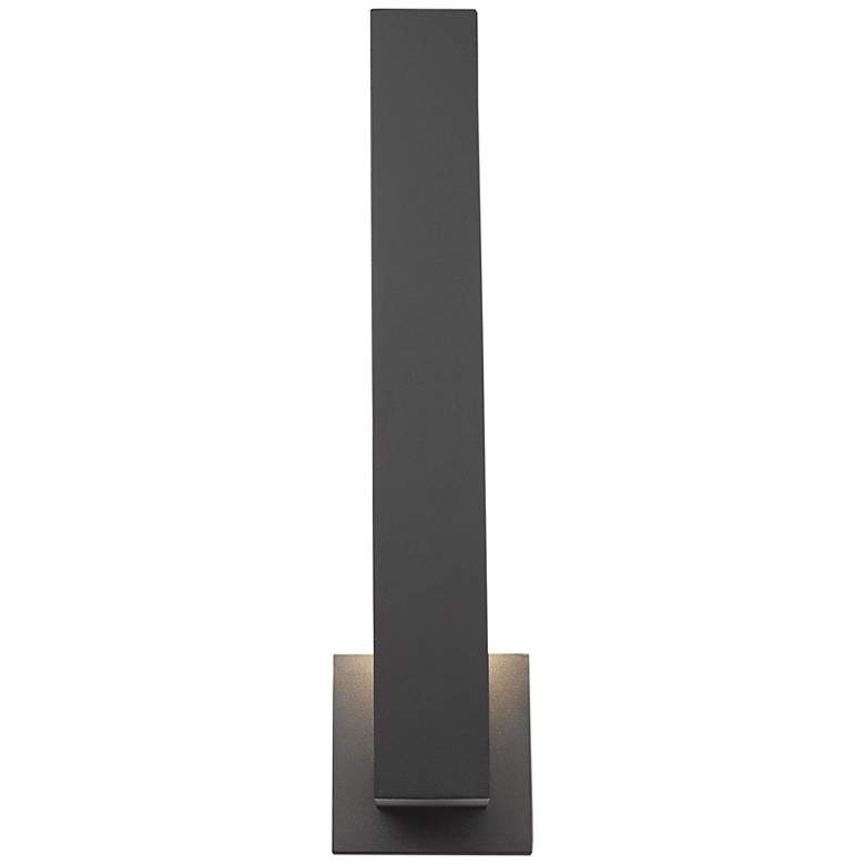 Image 6 Edge 18 1/2 inch High Black LED Outdoor Wall Light more views