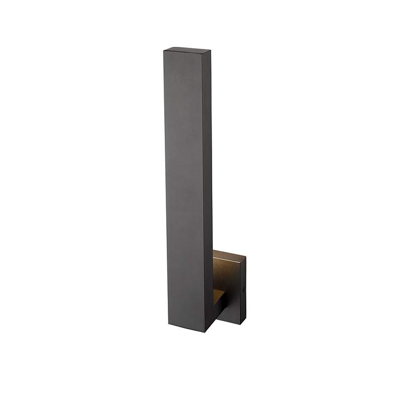 Image 6 Edge 18 1/2" High Black LED Outdoor Wall Light more views