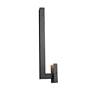7_Edge 18 1/2" High Black LED Outdoor Wall Light more views