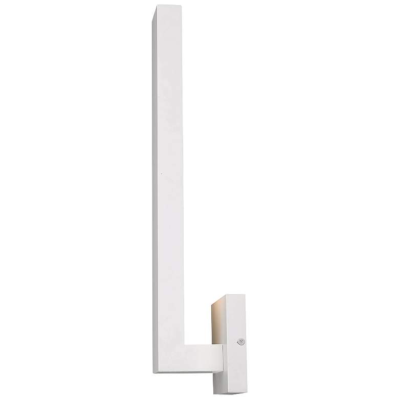 Image 5 Edge 18 1/2 inch High White LED Outdoor Wall Light more views