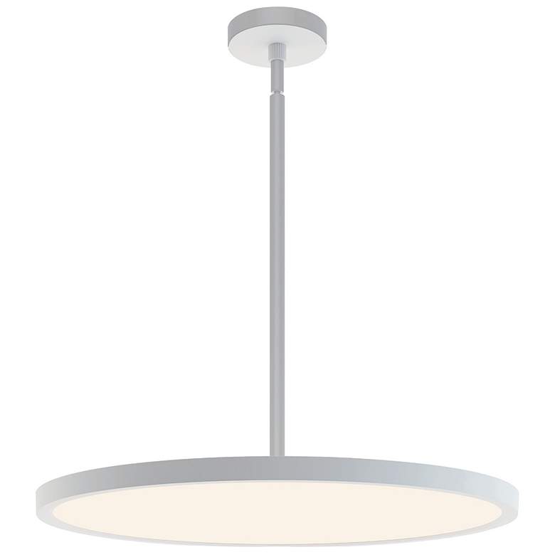 Image 1 Edge 24" Wide Round White LED Pendant