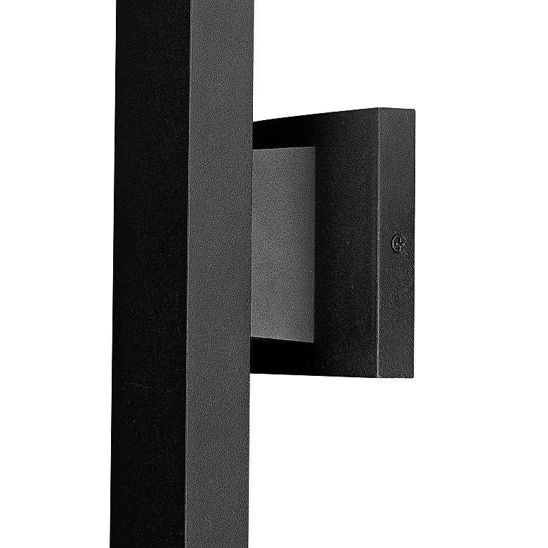 Image 3 Edge 33 1/4 inch High Black Metal LED Outdoor Wall Light more views