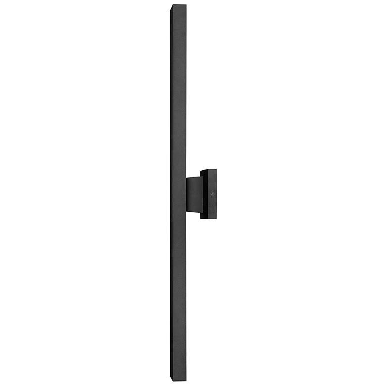 Image 5 Edge 33 1/4 inch High Black Metal LED Outdoor Wall Light more views