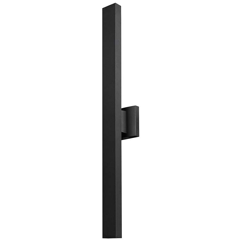 Image 6 Edge 33 1/4 inch High Black Metal LED Outdoor Wall Light more views