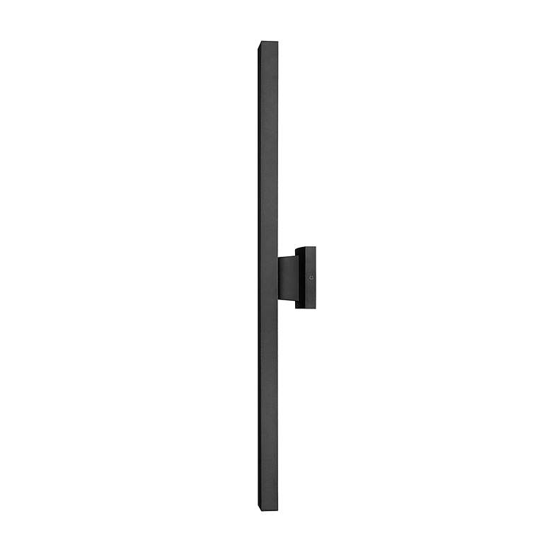 Image 7 Edge 33 1/4" High Black Metal LED Outdoor Wall Light more views