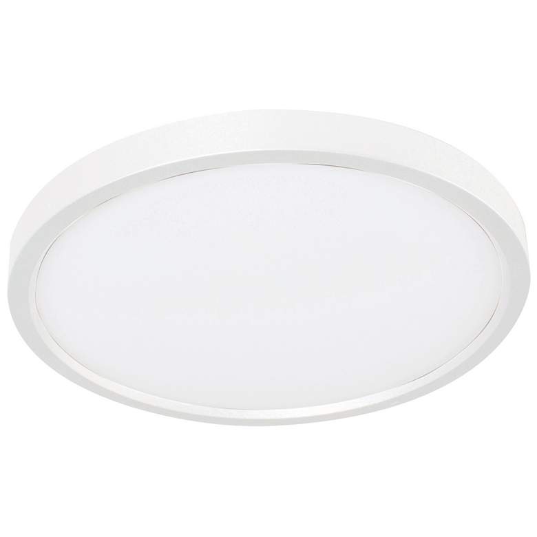 Image 1 Edge 6 inch Wide White Round 5 CCT LED Flush Mount