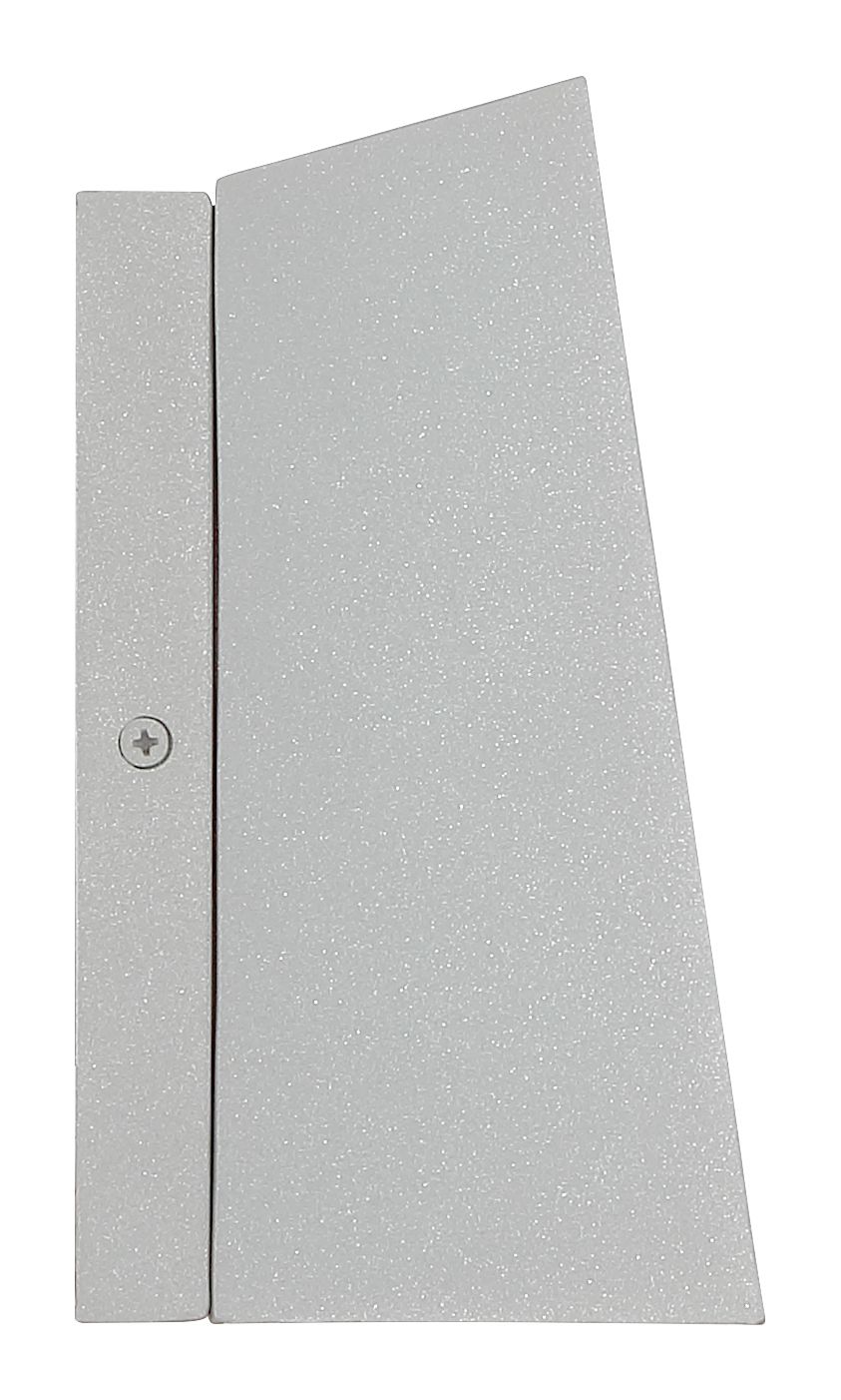 Image 4 Edge 7 1/4" High Satin Metal LED Outdoor Wall Light more views
