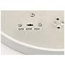 2_Edge 8" Wide Black Round 5 CCT LED Flush Mount more views