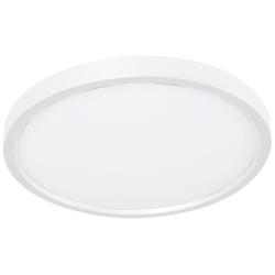 Edge 8" Wide White Round LED Ceiling Light