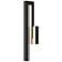 Edge Medium LED Outdoor Sconce - Black Finish - Clear Glass