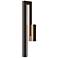 Edge Medium LED Outdoor Sconce - Bronze Finish - Clear Glass