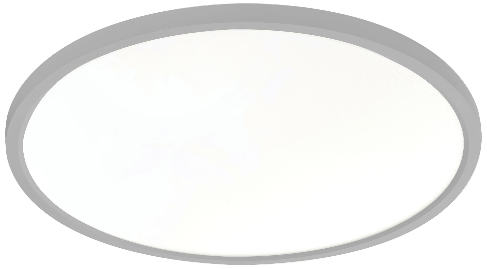 Edge Round 20" Wide Satin Nickel LED Flush Mount