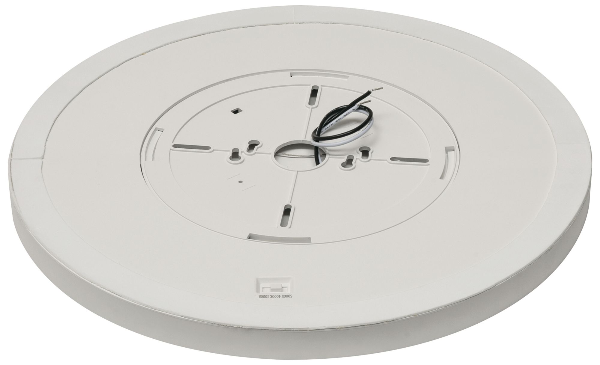 Image 2 Edge Round 24" Wide Black LED Flush Mount 1-10V Dimmer Compatible more views