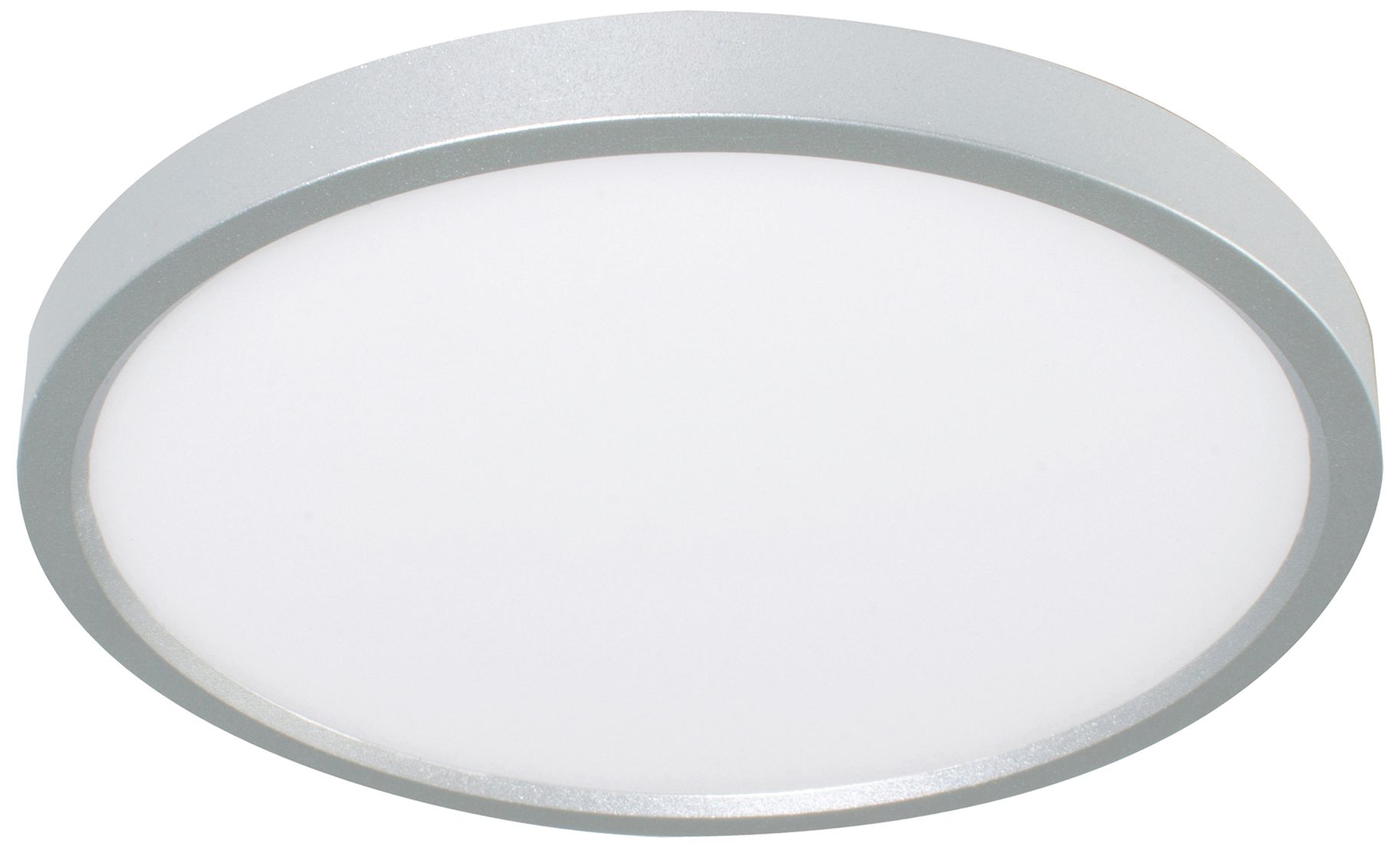 Edge Round 24" Wide Satin Nickel LED Flush Mount
