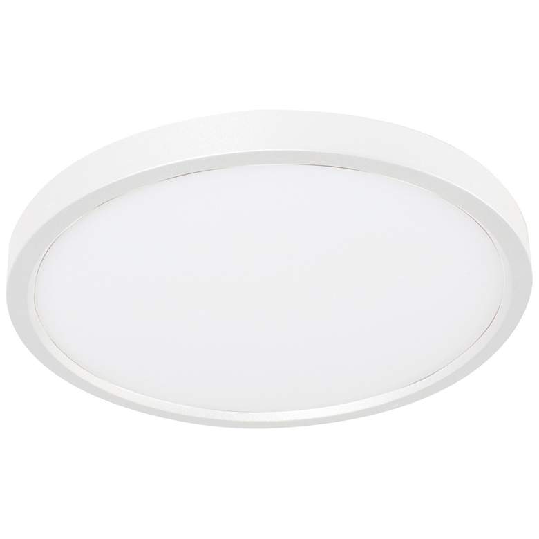 Image 1 Edge Round 5 1/4" Wide White LED Ceiling Light