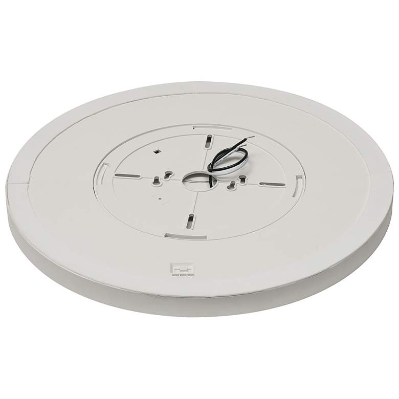 Image 2 Edge Round 5 1/4" Wide White LED Ceiling Light more views