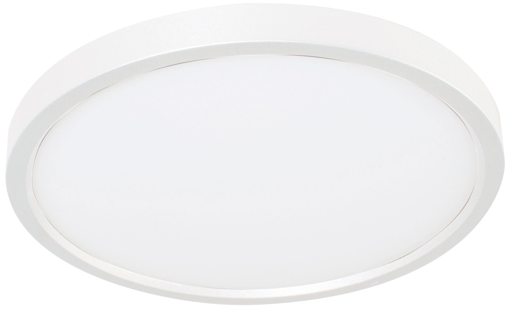 Edge Round 8" Wide Black LED Flush Mount 0-10V or 120V