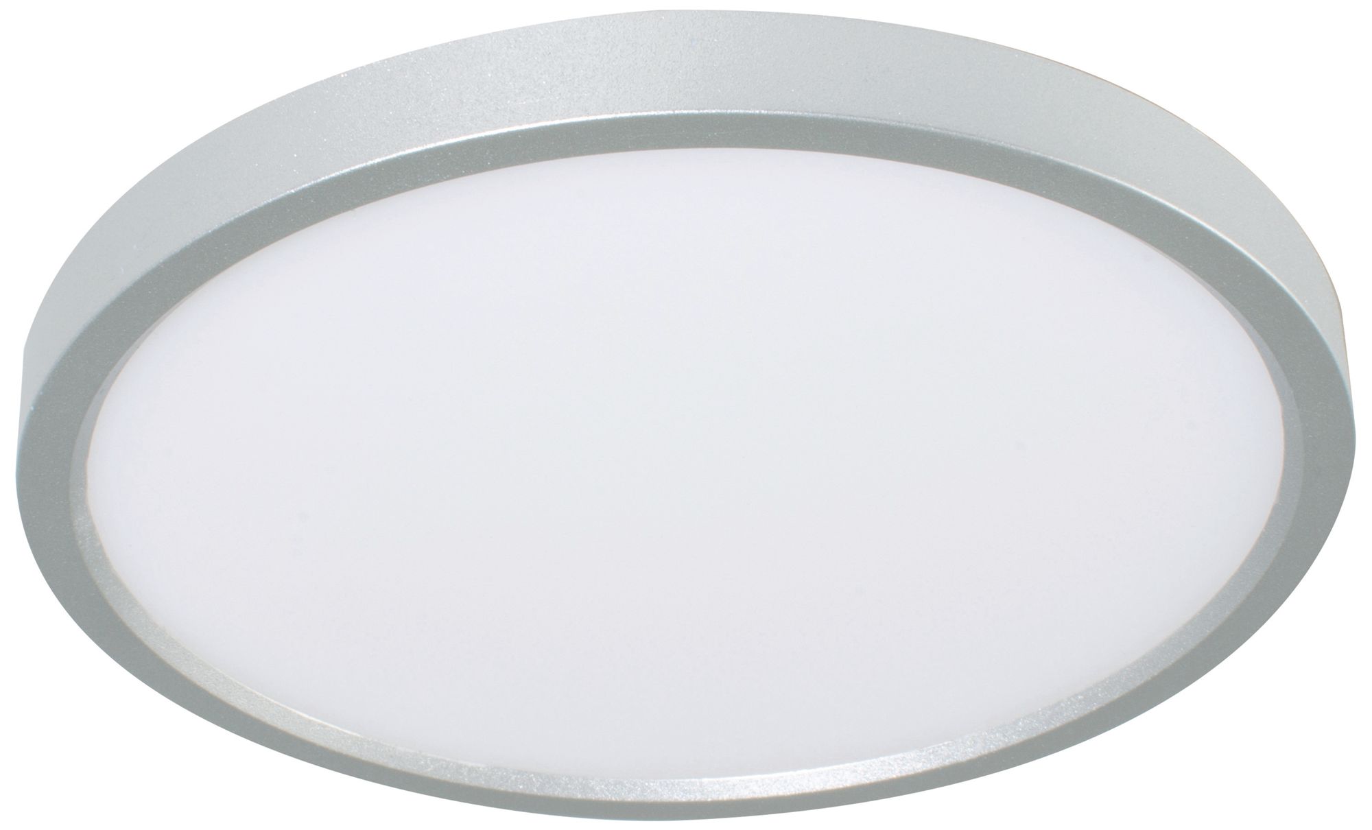 Thumbnail1 of Edge Round 8" Wide Satin Nickel LED Flush Mount