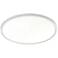 Edge Round Large 16" Wide White LED Ceiling Light with White Acrylic Shade