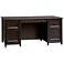 Edge Water 65 1/4" Wide Estate Black 5-Drawer Executive Desk