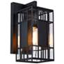 1_Edgehill 6.5 in. 1-Light Black Outdoor Wall Sconce Light for Porches