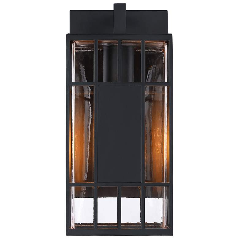 Image 2 Edgehill 6.5 in. 1-Light Black Outdoor Wall Sconce Light for Porches more views