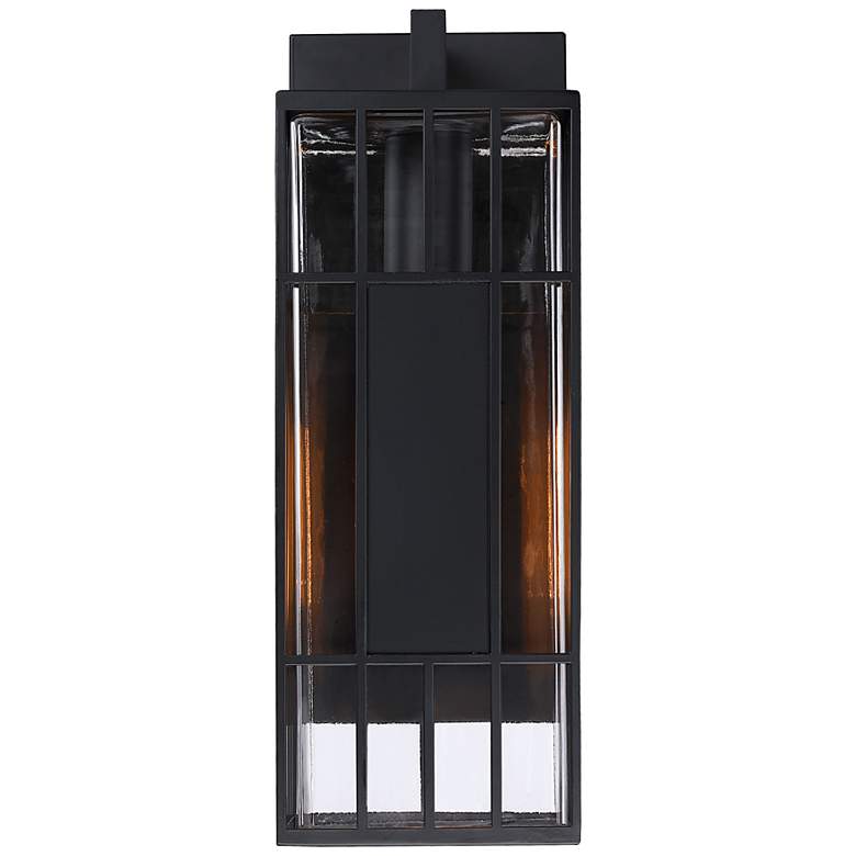 Image 3 Edgehill 6.5 in. 1-Light Black Outdoor Wall Sconce Light for Porches more views