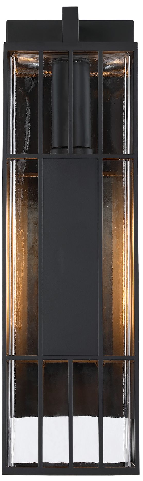 Image 3 Edgehill 6.5 in. 1-Light Black Outdoor Wall Sconce Light for Porches more views