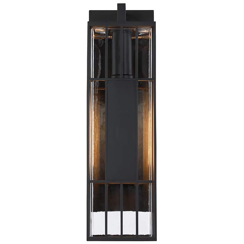 Image 3 Edgehill 6.5 in. 1-Light Black Outdoor Wall Sconce Light for Porches more views