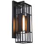 5_Edgehill 6.5 in. 1-Light Black Outdoor Wall Sconce Light for Porches more views